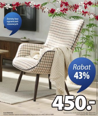 Fotel BIERSTED promocja w Jysk