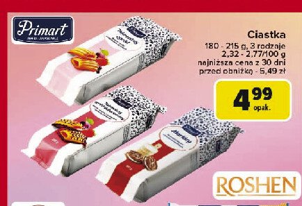 Ciastka tajemniczy ogród dekorowany Primart promocja w Carrefour Market