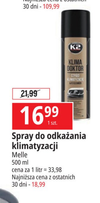 Spray do czyszczenia klimatyzacji K2 KLIMA DOKTOR promocja