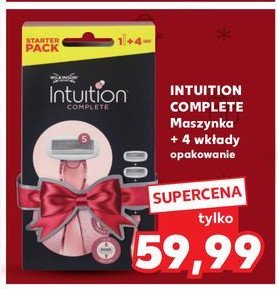 Maszynka do golenia + 4 wkłady Wilkinson intuition complete promocja w Kaufland