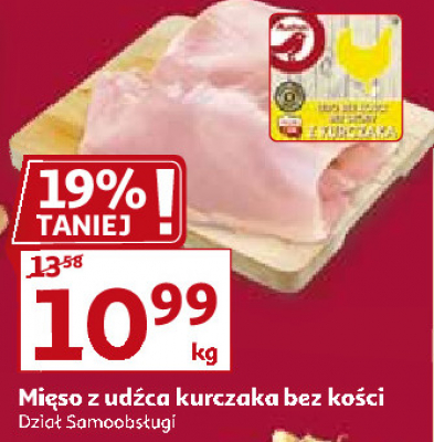 Mięso z udźca kurczaka bez kości Auchan promocja