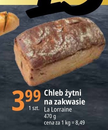Chleb żytni na zakwasie La lorraine promocja w Kaufland
