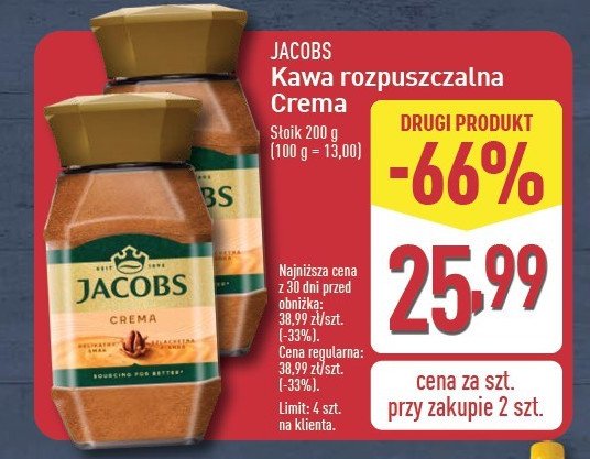 Kawa Jacobs crema promocja