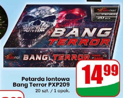 Petarda lontowa Bang Terror PXP209 promocja w Dino