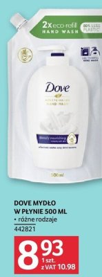 Mydło Dove w płynie 500 ml promocja w Selgros