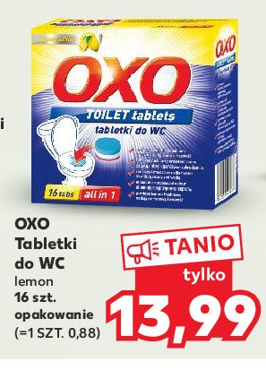 Tabletki do wc cytrynowe OXO promocja