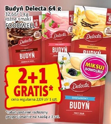 Budyń Budyń Delecta 64 g FOODWELL promocja w Prim Market