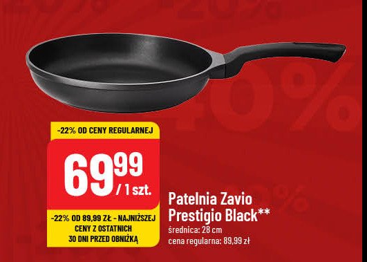 Patelnia 28 cm Zavio prestigio promocja w POLOmarket