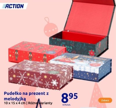Pudełko na prezent z melodyjką 10 x 15 x 4 cm Różne warianty promocja w Action
