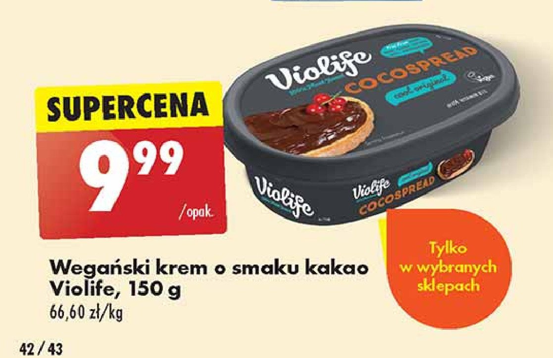 Krem do smarowania cocospread Violife promocja