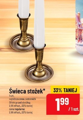 Świeca stożek promocja w POLOmarket