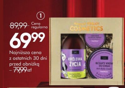 Zestaw kosmetyków LAQ KRÓLOWA ŻYCIA żel pod prysznic 500 ml + krem do ciała 200 ml + mus do twarzy 40 g promocja w Super-Pharm