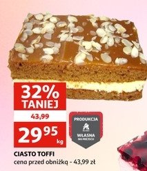 Ciasto toffi Auchan promocja