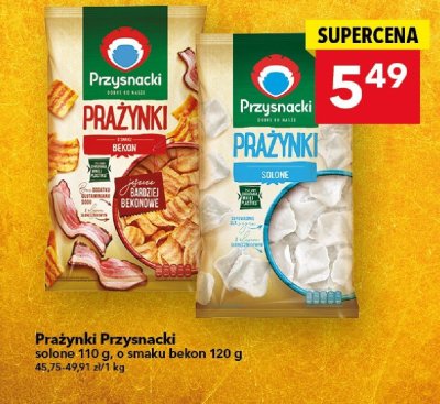 Prażynki Przysnacki solone 110g promocja w LEWIATAN