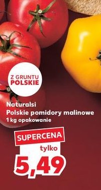 Pomidory malinowe polska NATURALSI promocja