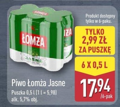 Piwo promocja w Aldi