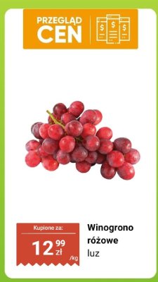 Winogrono różowe luz Biedronka promocja w Biedronka