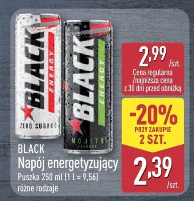 Napój energetyzujący  promocja w Aldi