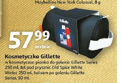 Zestaw gillette series 5 + old spice: pianka do golenia + balsam + żel pod prysznic old spice Gillette zestaw promocja
