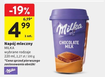 Napój mleczny Milka Chocolate Milk promocja w Intermarche