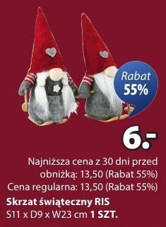 Skrzat świąteczny RIS promocja w Jysk