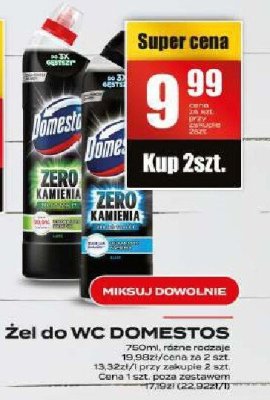 Żel do WC DOMESTOS promocja w Supeco