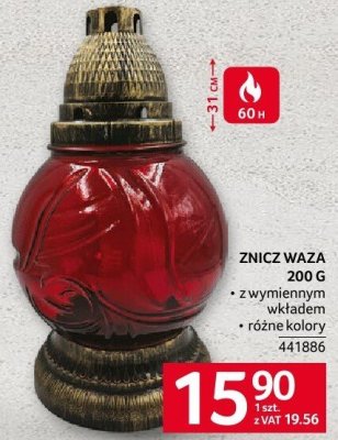 Znicz waza promocja w Selgros