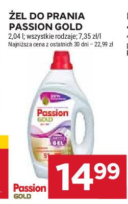 Żel do prania color Passion gold promocja