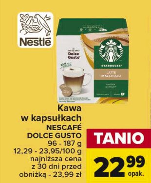 Kawa latte macchiato smooth & creamy Starbucks dolce gusto promocja