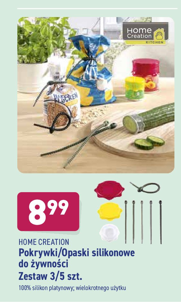 Pokrywki silikonowe Home creation promocja