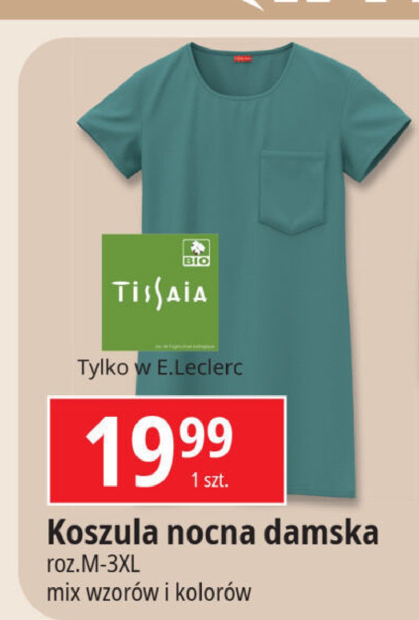 Koszula nocna damska s - 3xl Tissaia promocja