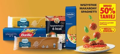 Makaron spaghetti wszystkie rodzaje promocja w Biedronka