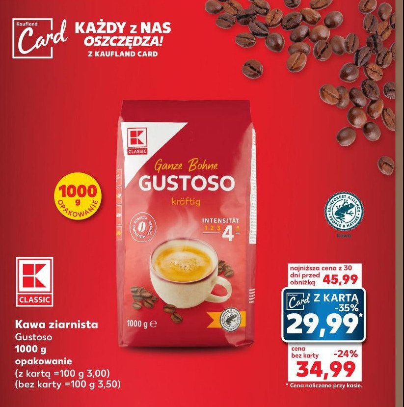 Kawa K-classic classico promocja