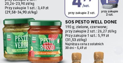 Sos pesto czerwone promocja w Stokrotka
