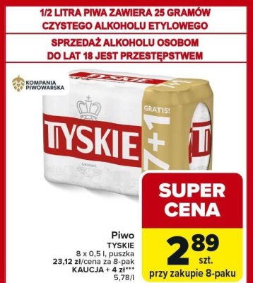 Piwo promocja w Carrefour