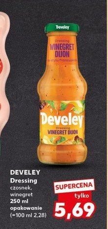 Dressing winegret Develey promocja w Kaufland
