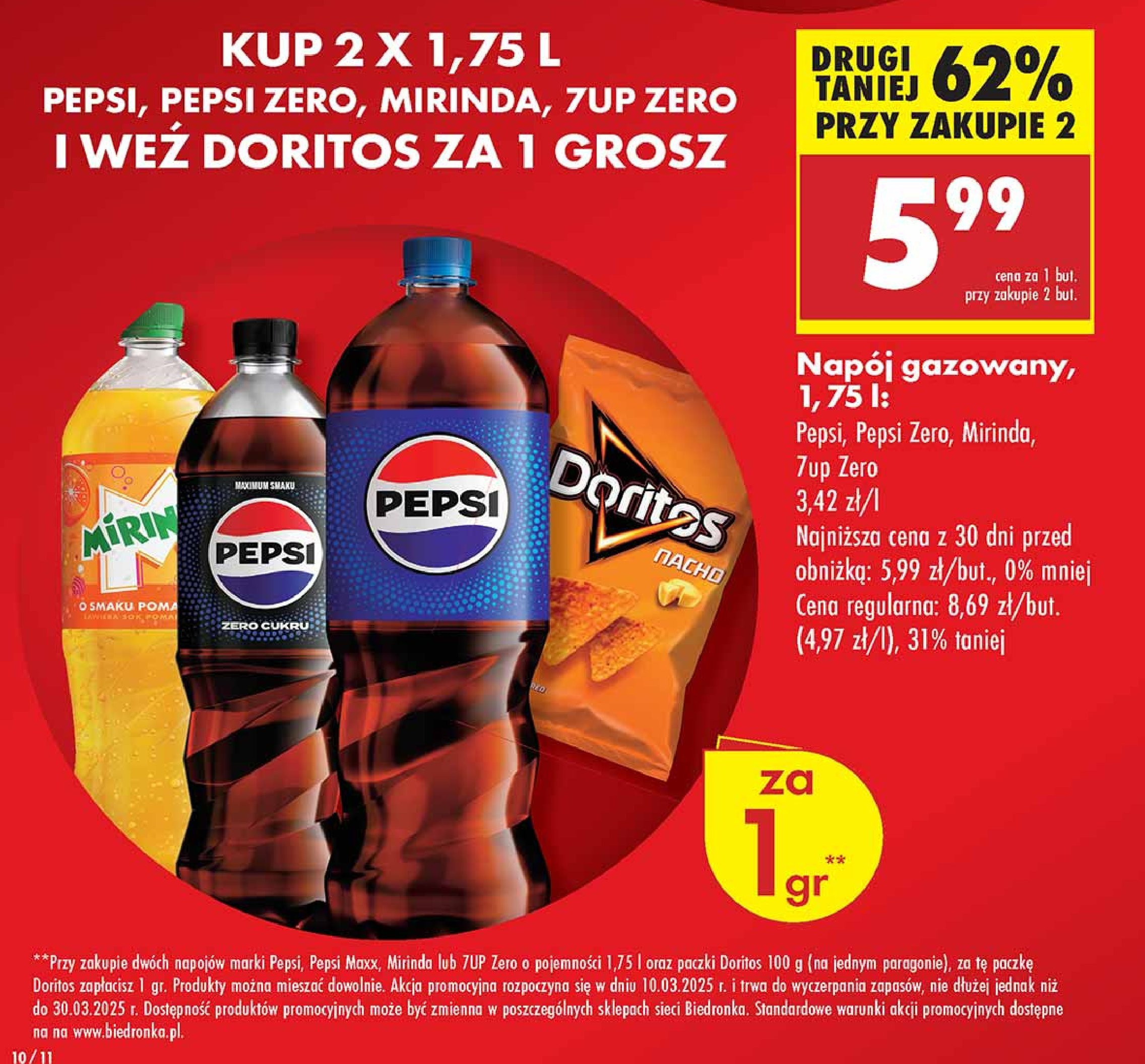 Napój 7UP FREE promocja w Biedronka