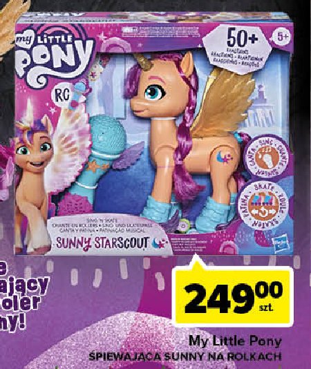 Figurka sunny na rolkach śpiewająca my little pony Hasbro promocja