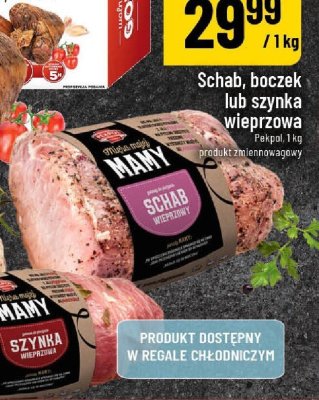 Schab, boczek lub szynka wieprzowa Pekpol promocja w POLOmarket