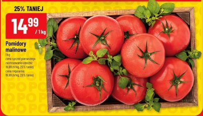 Pomidory malinowe promocja w POLOmarket