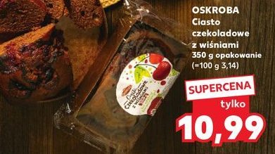 Ciasto czekoladowe z wiśniami Oskroba promocja