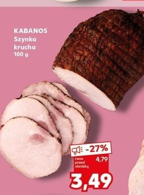 Szynka krucha Kabanos promocja