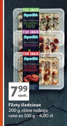 Filet ze śledzia z żurawiną Superfish promocja