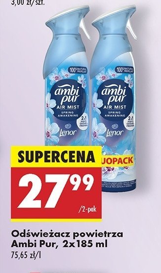 Odświeżacz powietrza lenor spring awakening Ambi pur promocja