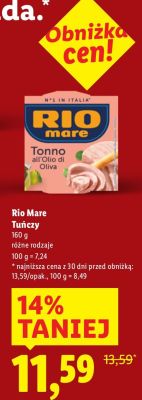 Tuńczyk różne rodzaje promocja w Lidl