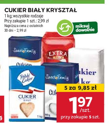 Cukier biały promocja w Stokrotka