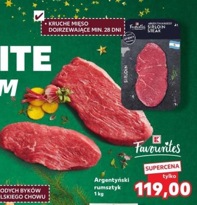 Argentyński rumsztyk promocja w Kaufland