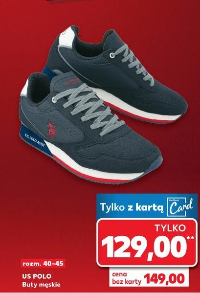 Buty męskie 40-45 US POLO promocja w Kaufland