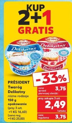 Twaro偶ek delikatny naturalny President promocja