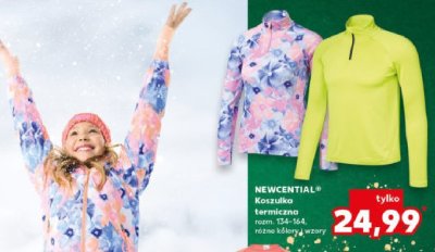 Koszulka termiczna rozm. 134-164, różne kolory i wzory NEWCENTIAL promocja w Kaufland